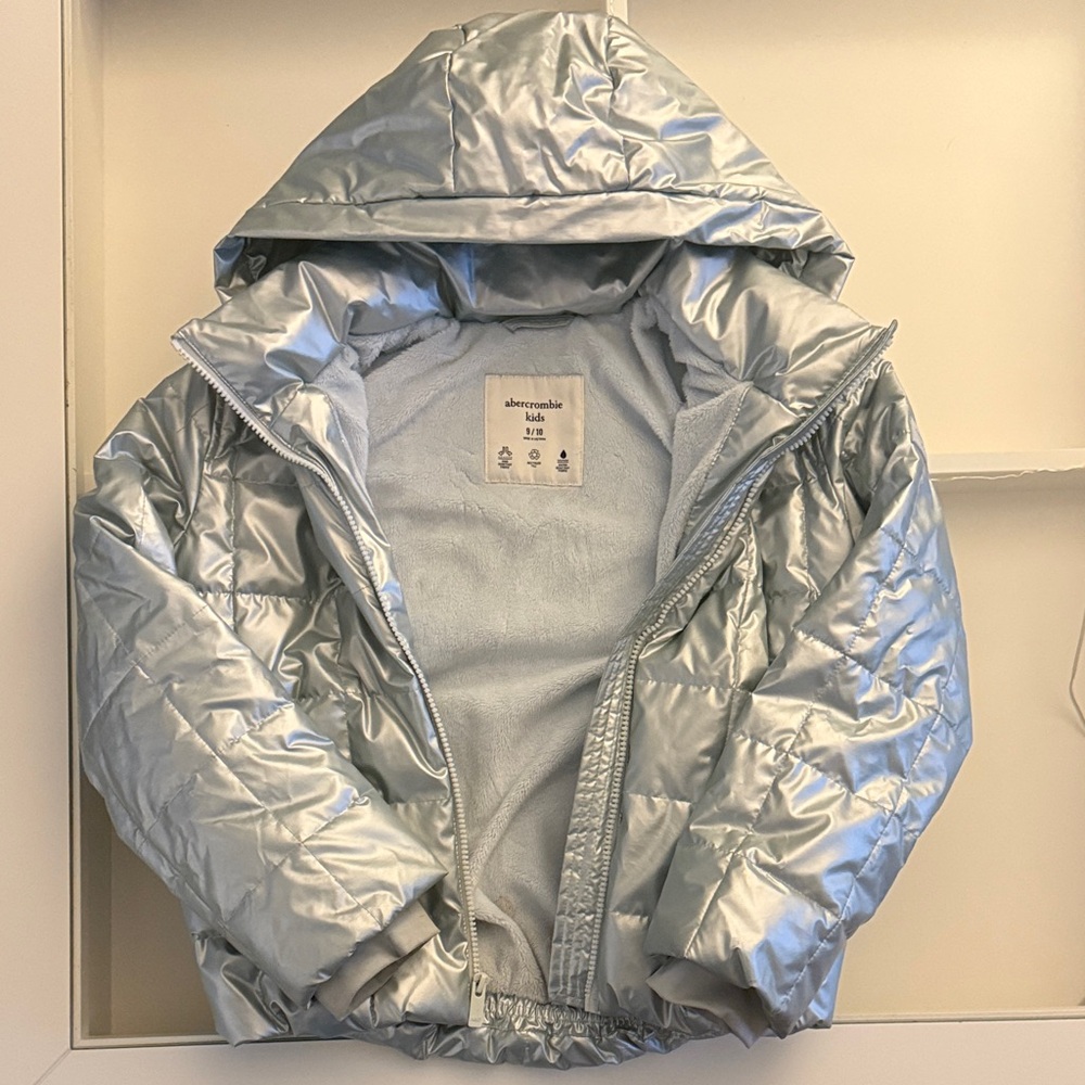 Abercrombie & Fitch Metallic Puff Jacket for Kids